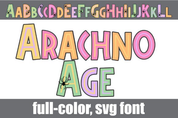 Arachno Age: Elevating Halloween Design with Prehistoric Typography
