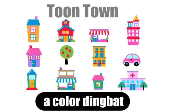 Elevate Your Designs with Toon Town's Playful Charm