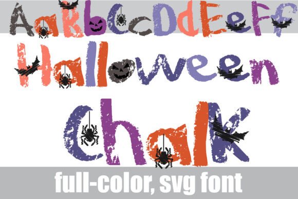 Halloween Chalk: A Creative Font for Spooky Designs