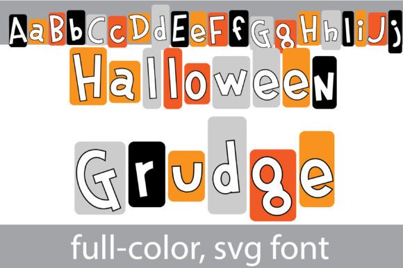 Halloween Grudge: Unleashing Vibrant Typography