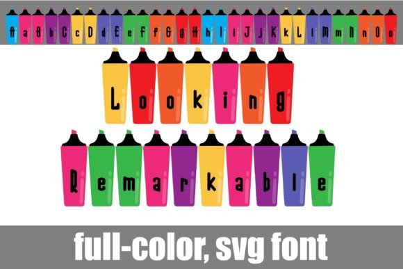 Looking Remarkable: Elevate Your Designs with Full-Color SVG Fonts
