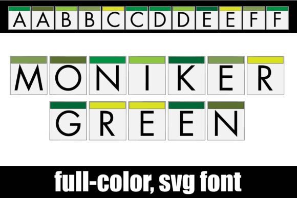 Moniker Green: A Color Font for Modern Branding