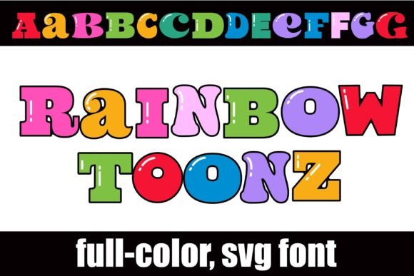 Rainbow Toonz: A Vibrant Retro Font for Modern Design