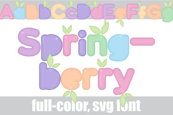 Springberry: Elevating Designs with a Vibrant Color Font